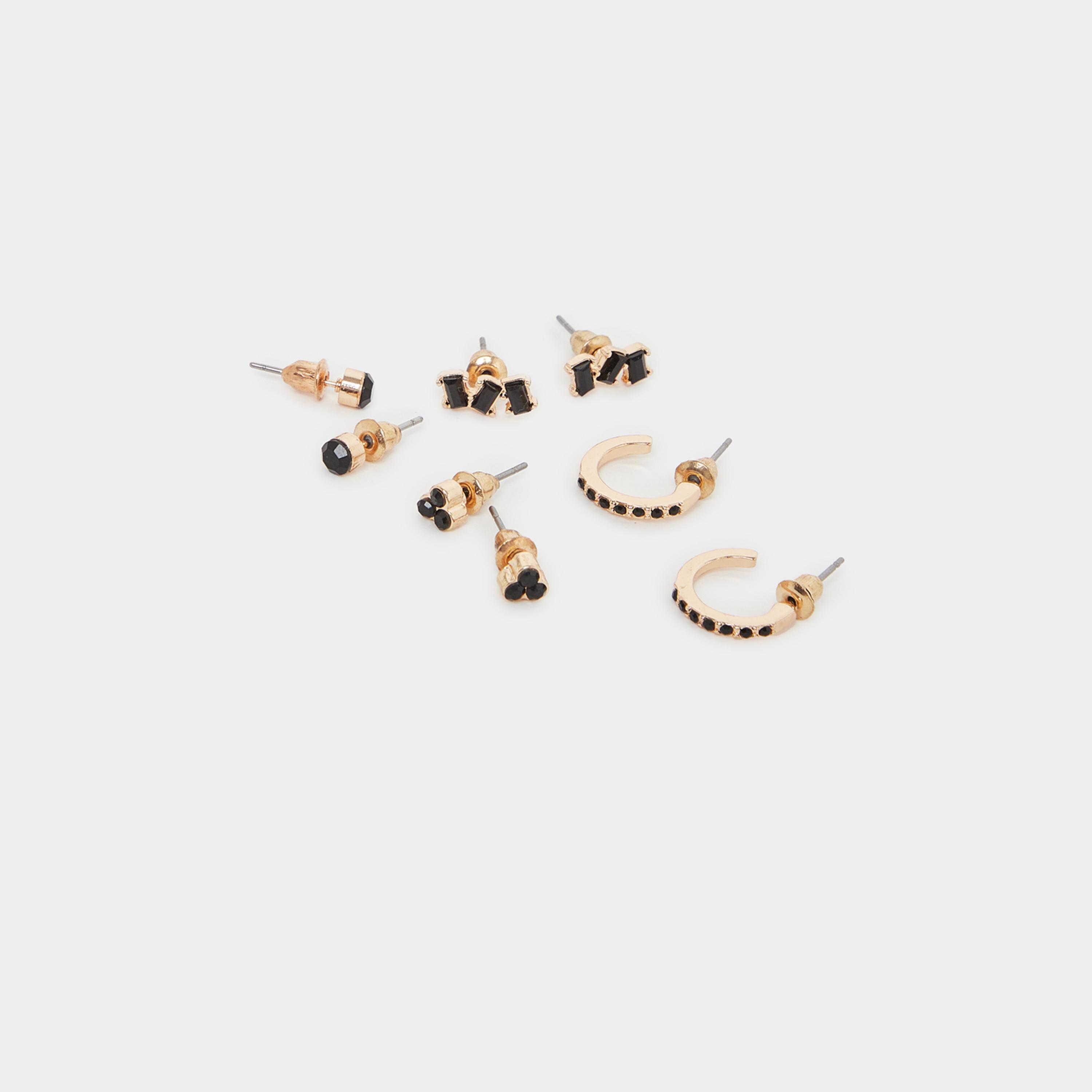 ستايلي - مجموعة من 9 أقراط على شكل قلب-women-watchesandjewellery-jewellery-earrings-image-3