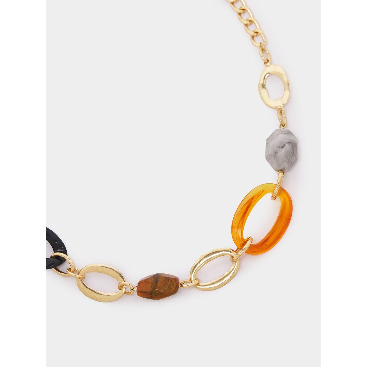 Styli Link Accent Chain Necklace-women-watchesandjewellery-jewellery-necklacesandpendants-image-3