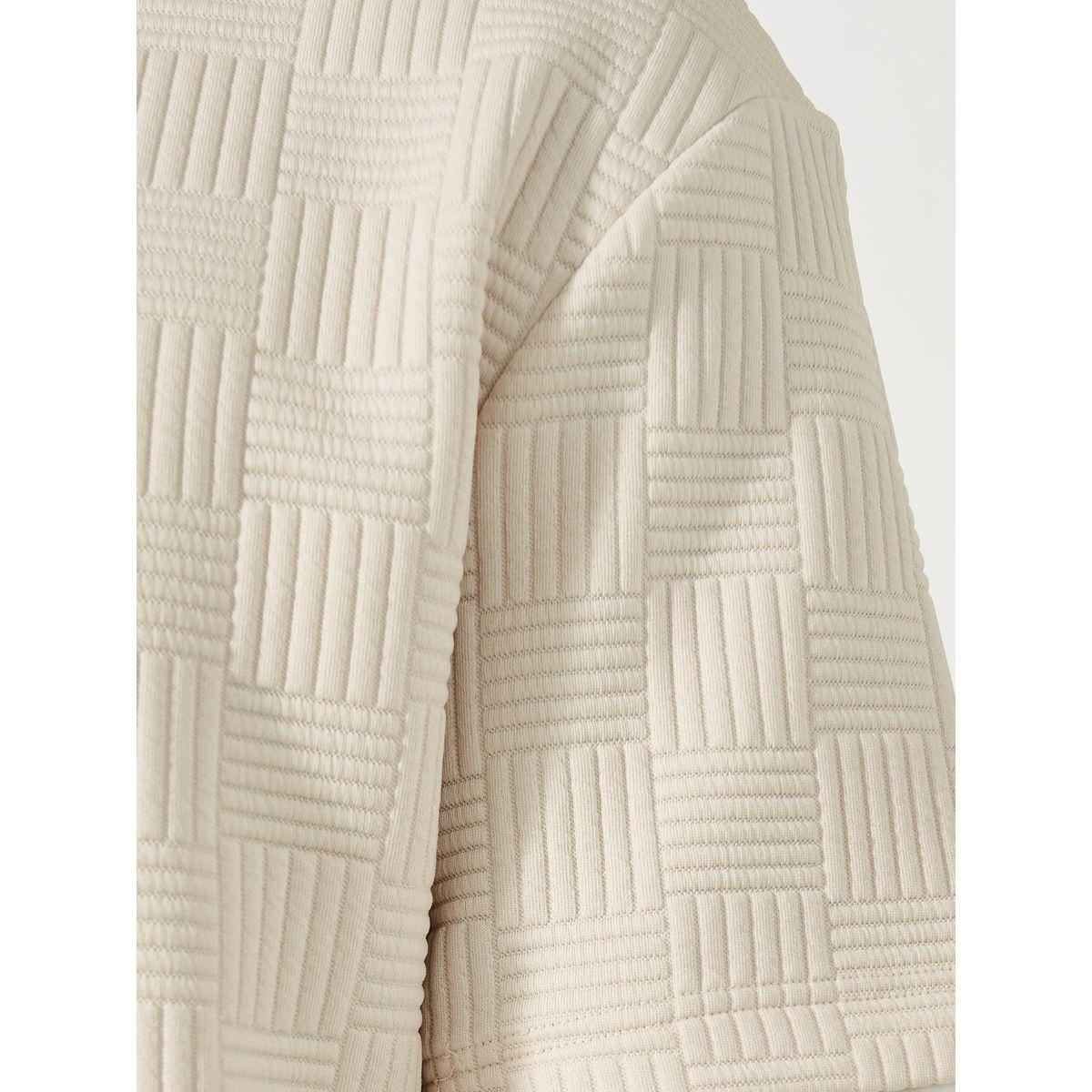 Styli Checkered Quilted Textured Oversized T-Shirt with Contrast Detail-men-clothing-tshirtsandpolos-tshirts-image-3