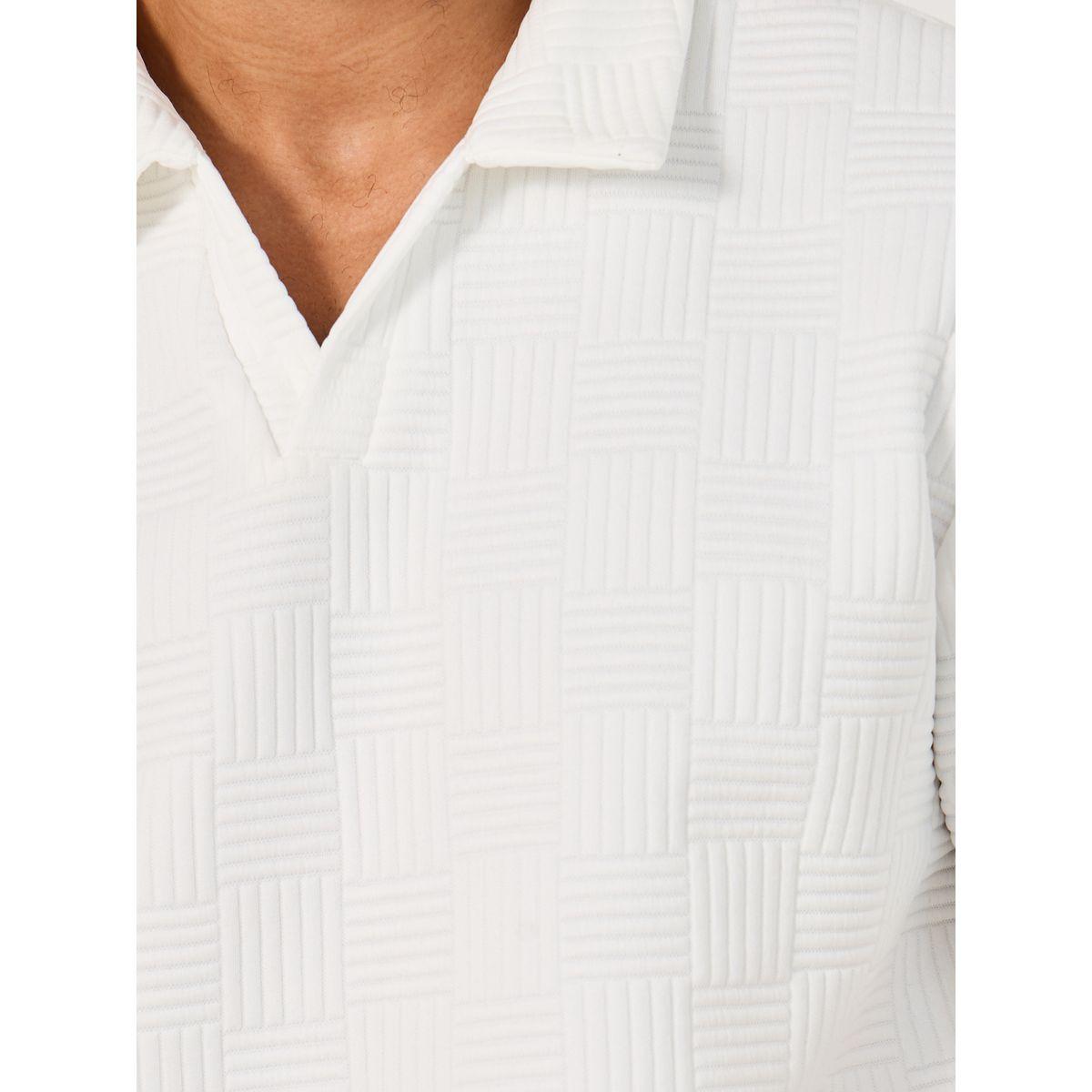 Styli Quilted Texture Revere Collar Relaxed Polo-men-clothing-tshirtsandpolos-polos-image-4