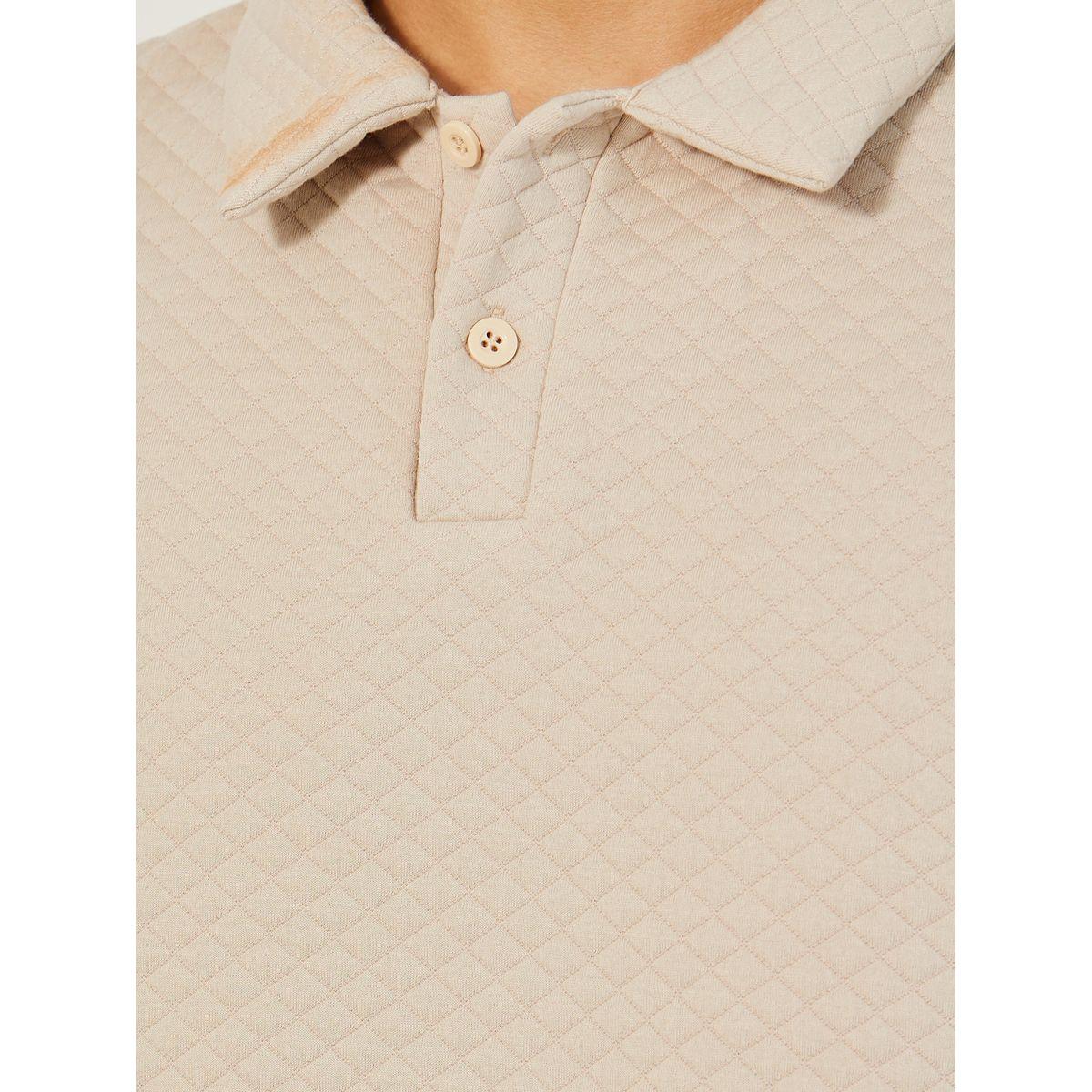 تيشيرت بياقة بولو وتفاصيل بارزة الملمس-men-clothing-tshirtsandpolos-polos-image-3