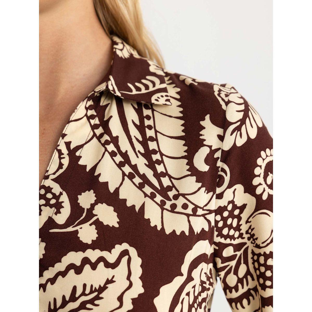 فستان ميدي مطبع بزهور مع ياقة ديفاكتو × ستايلي-women-clothing-dresses-image-5
