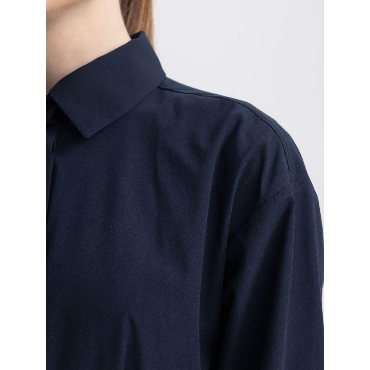 DeFacto X Styli  Solid Poplin Shirt Maxi Dress with Belt-women-clothing-dresses-image-4