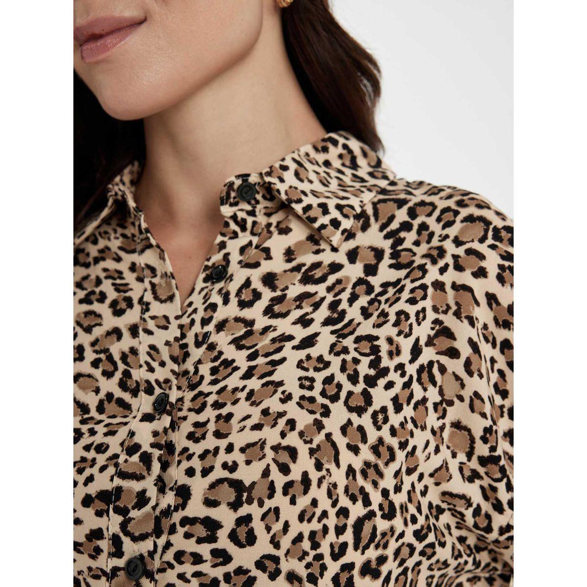 فستان ميدي بطبعة فهد مع حزام خصر ديفاكتو × ستايلي-women-clothing-dresses-image-5