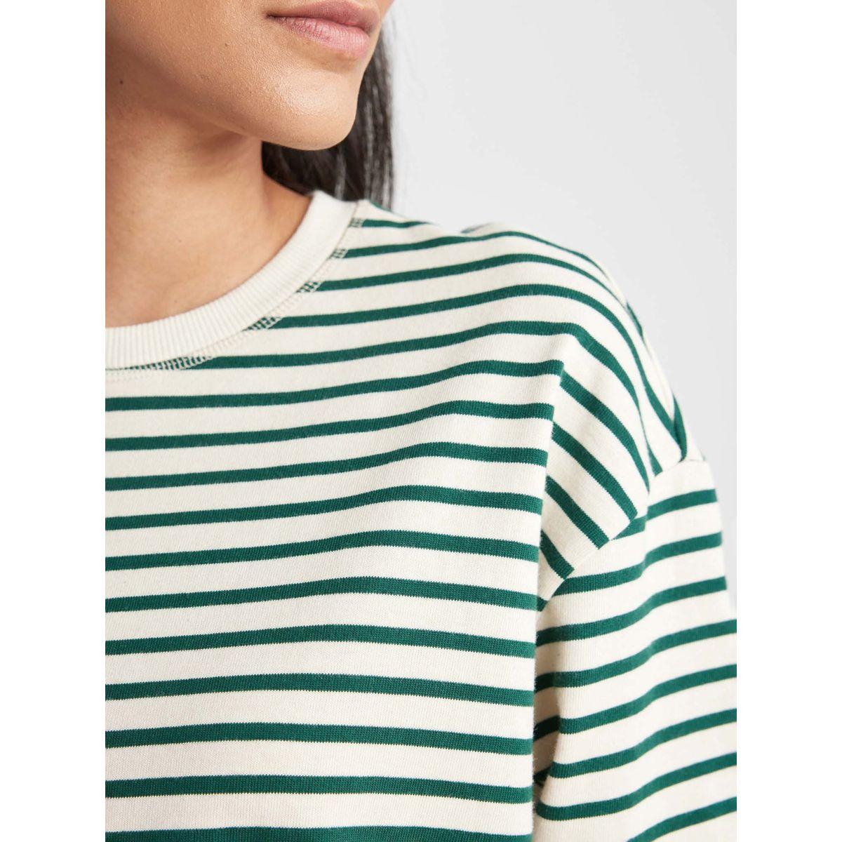 DeFacto X Styli  Regular Fit Striped Crew Neck Sweatshirt-women-winterwear-hoodiesandsweatshirts-sweatshirts-image-6