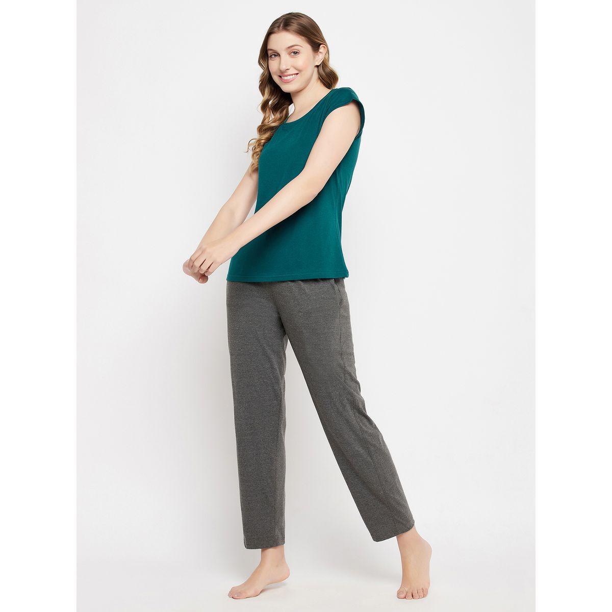Clovia X Styli  Basic Round Neck T-Shirt-women-clothing-tshirts-image-3