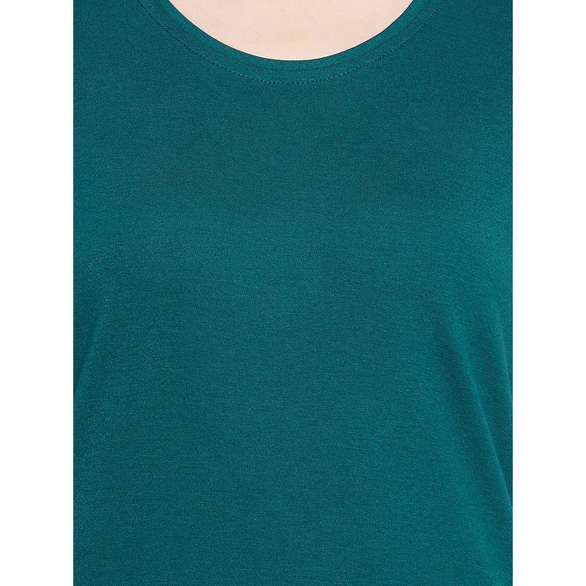 Clovia X Styli  Basic Round Neck T-Shirt-women-clothing-tshirts-image-7