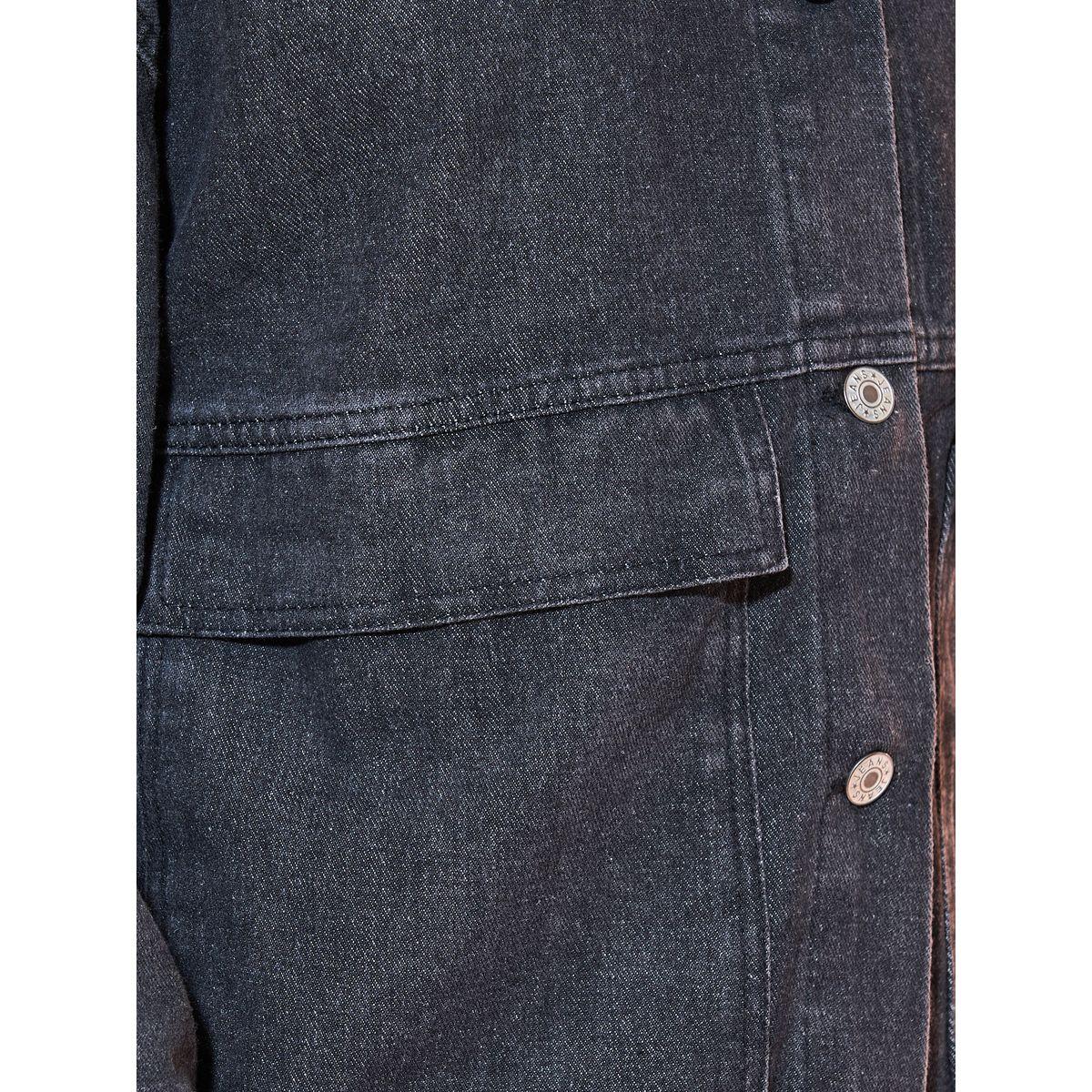 Styli Solid Pocket Detail Denim Jacket-women-winterwear-coatsandjackets-jackets-image-5