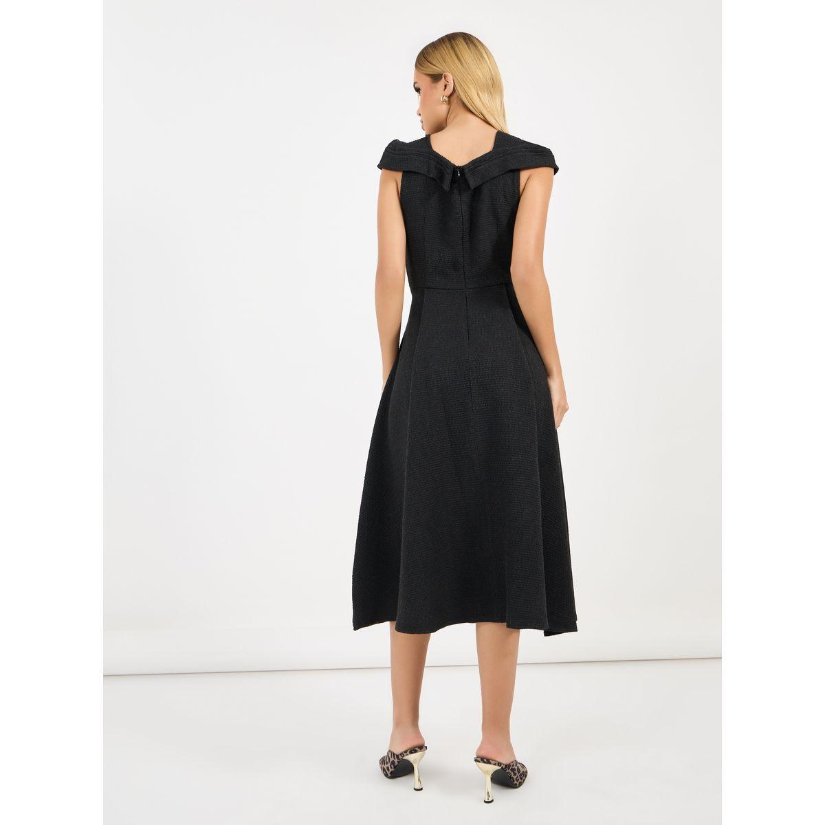 فستان ميدي بلا أكمام مزين بكسرات-women-clothing-dresses-image-6