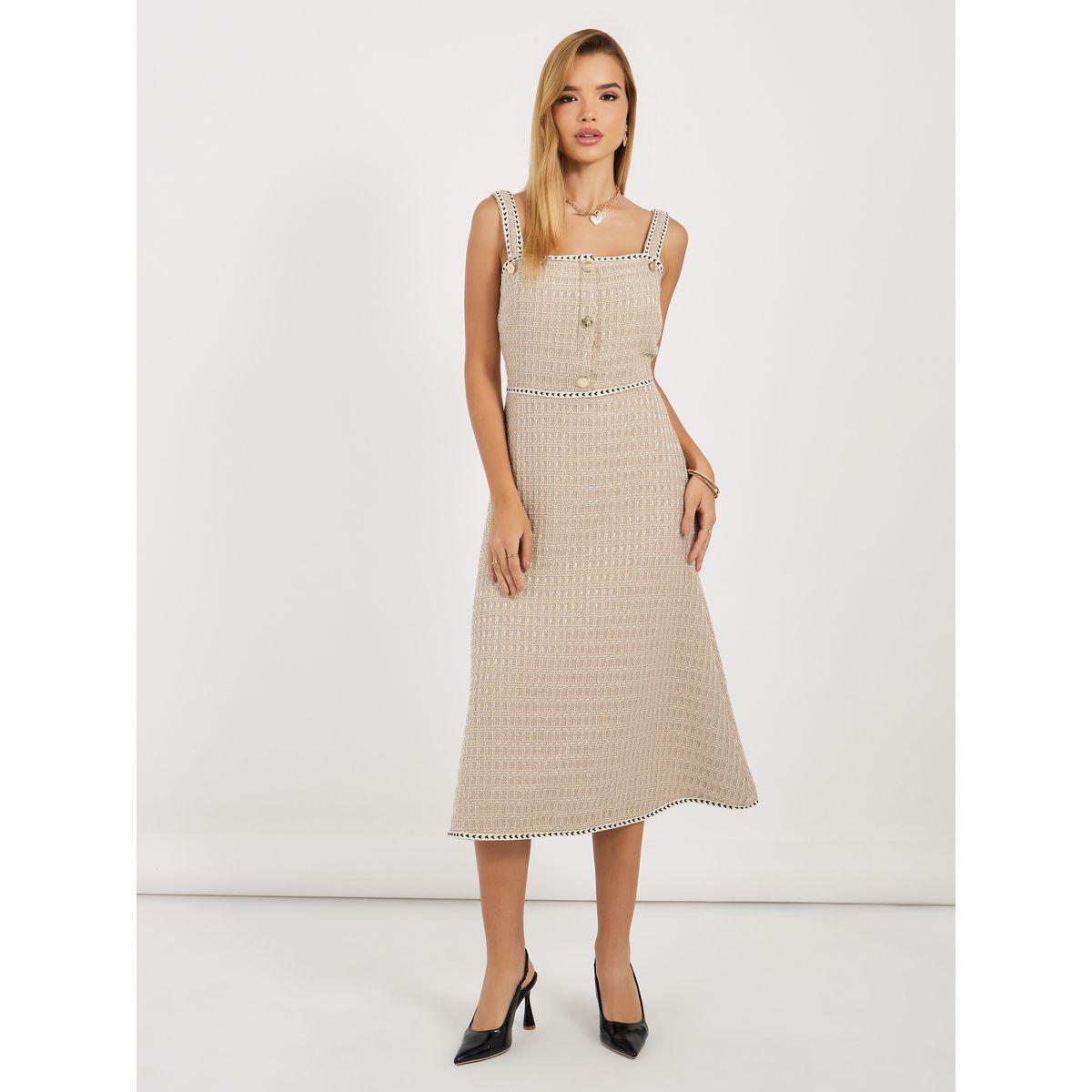 فستان ميدي بلا أكمام مع حافة واسعة-women-clothing-dresses-image-5