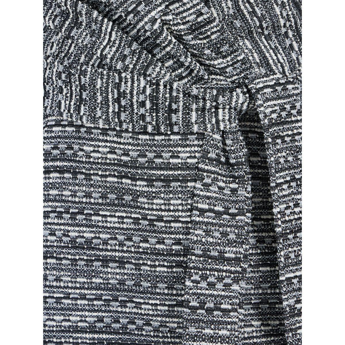 Styli Textured Short Sleeves Wrap Midi Dress-women-clothing-dresses-image-3