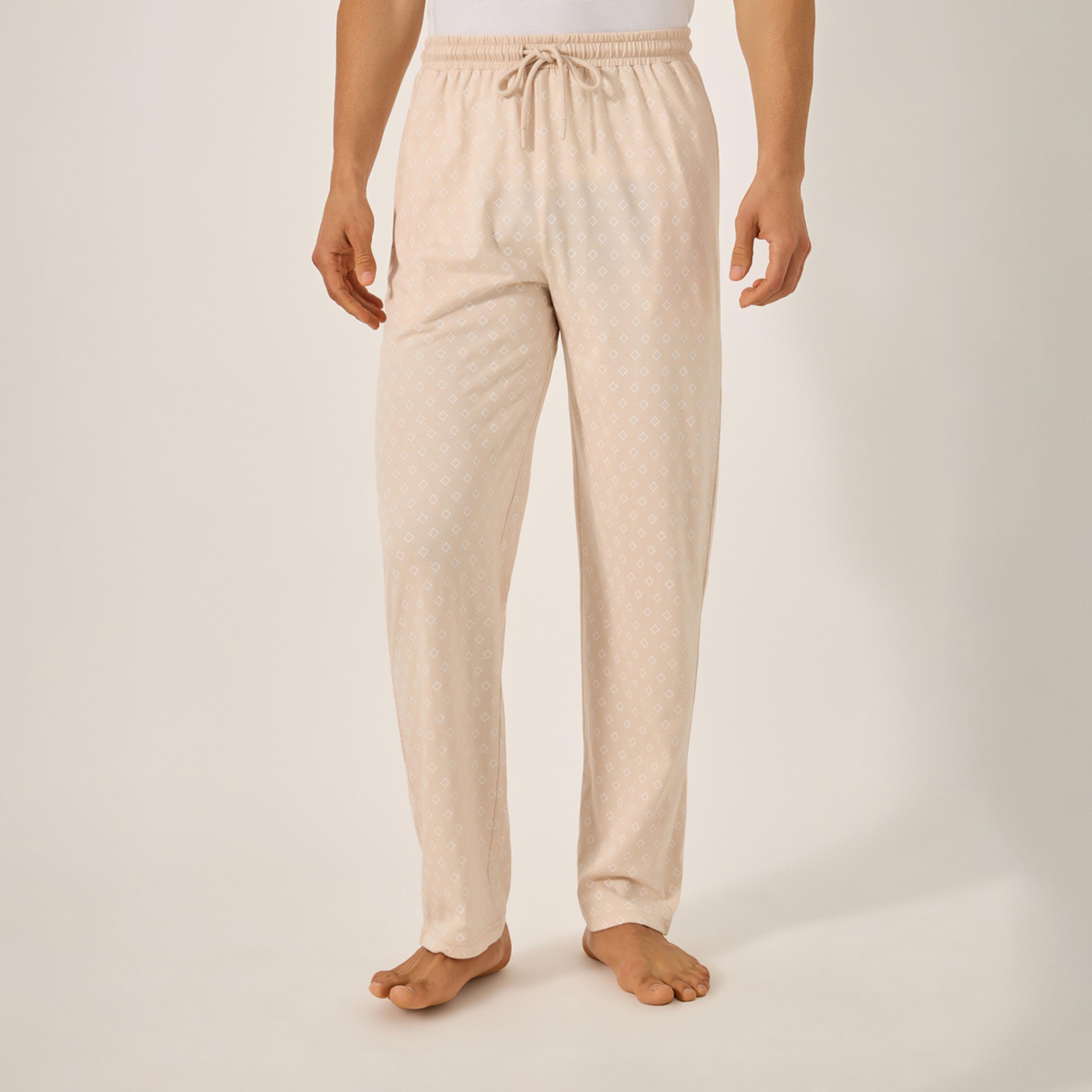 ستايلي - أنوايند طقم تي شيرت بأكمام راجلان وبنطال بيجامة مطبوع-men-clothing-nightwear-sets-image-4