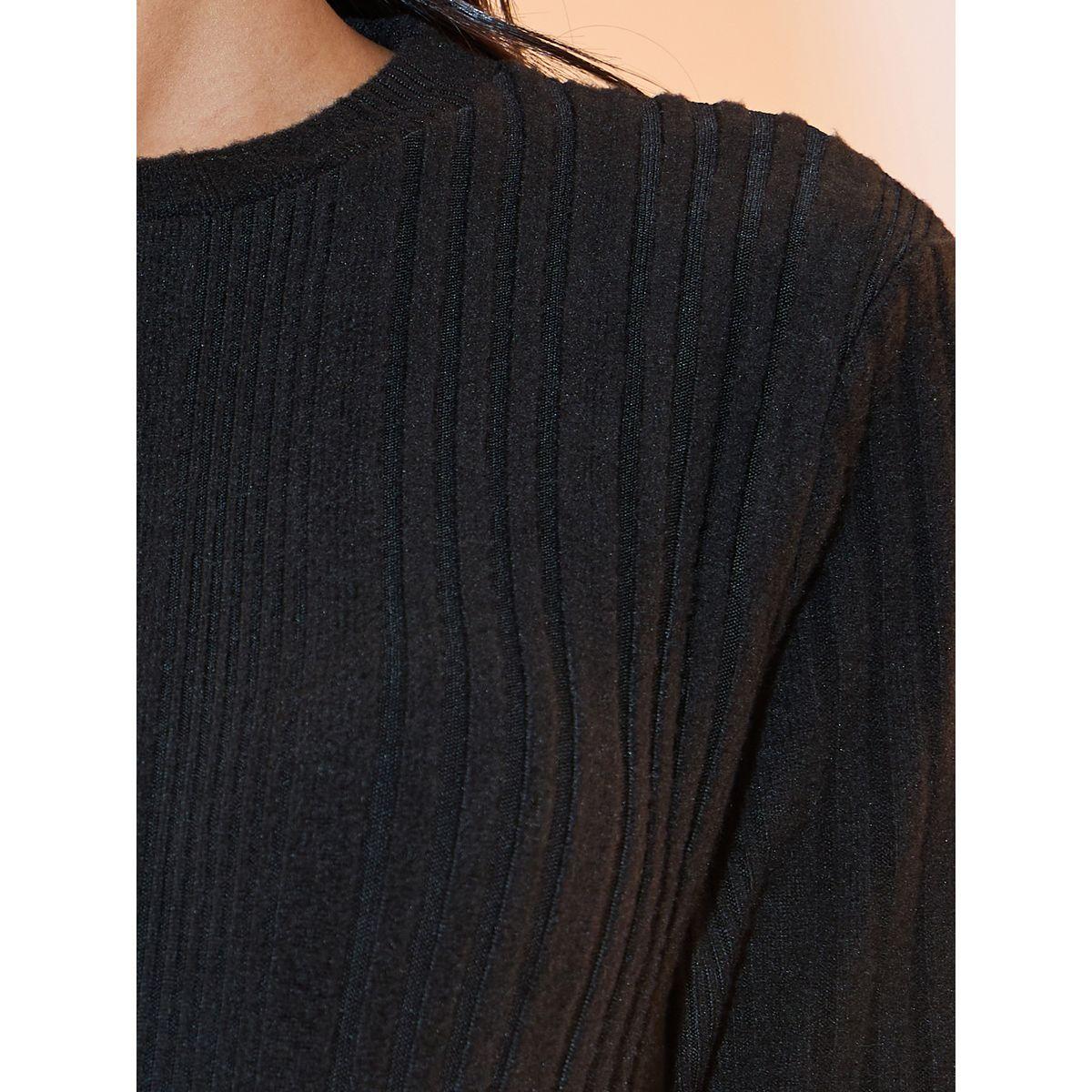 Styli Textured Long Sleeves Knit Top-women-clothing-shirtsandblouses-blouses-image-3
