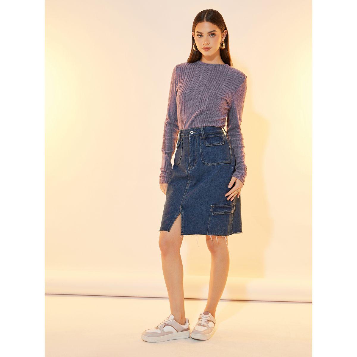 Styli Textured Long Sleeves Knit Top-women-clothing-shirtsandblouses-blouses-image-2