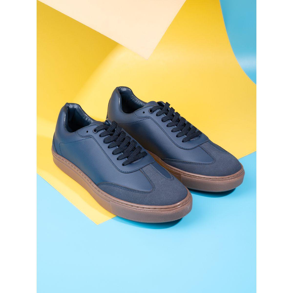 Styli Stitch Detail Low Top Gum Sole Shoes-men-shoes-sneakers-image-1