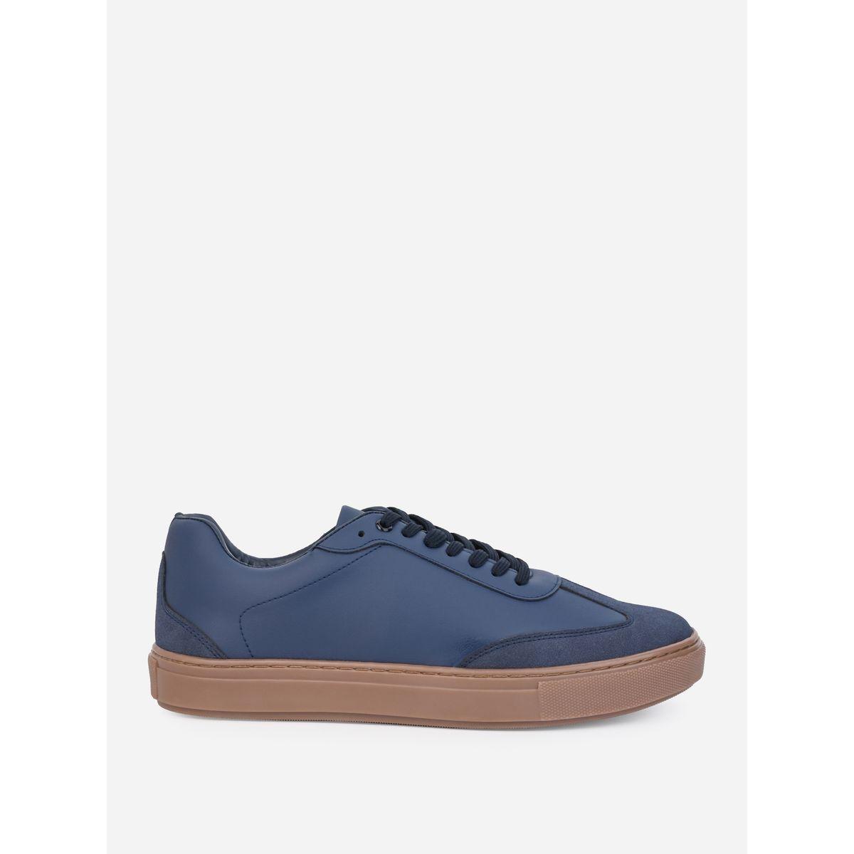 Styli Stitch Detail Low Top Gum Sole Shoes-men-shoes-sneakers-image-2