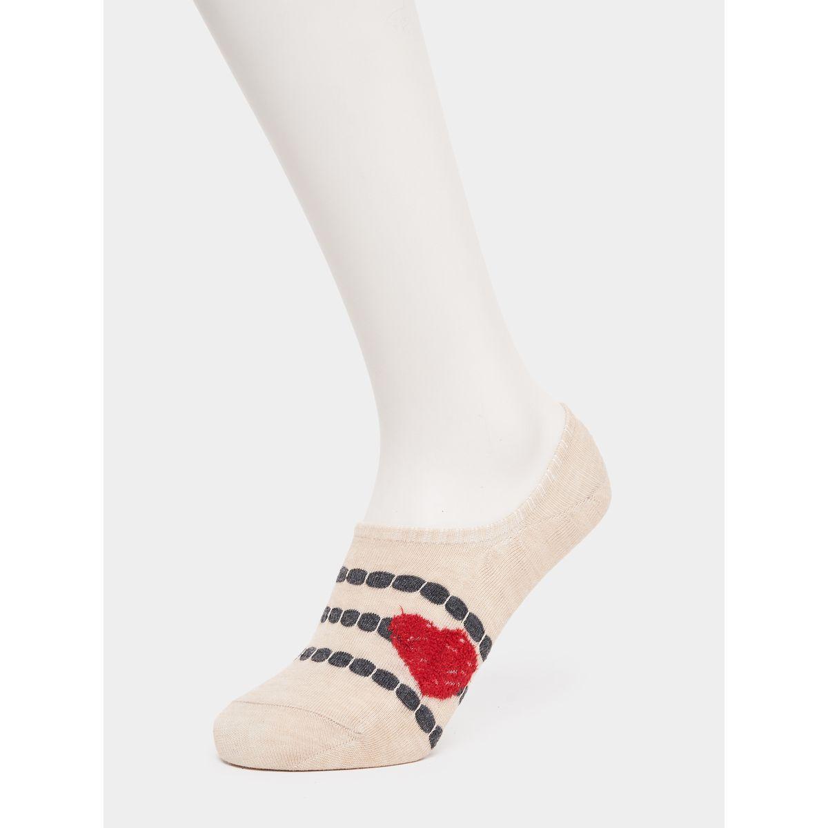 Styli Set of 4 - Heart Pattern Assorted Socks-women-socksandstockings-image-2