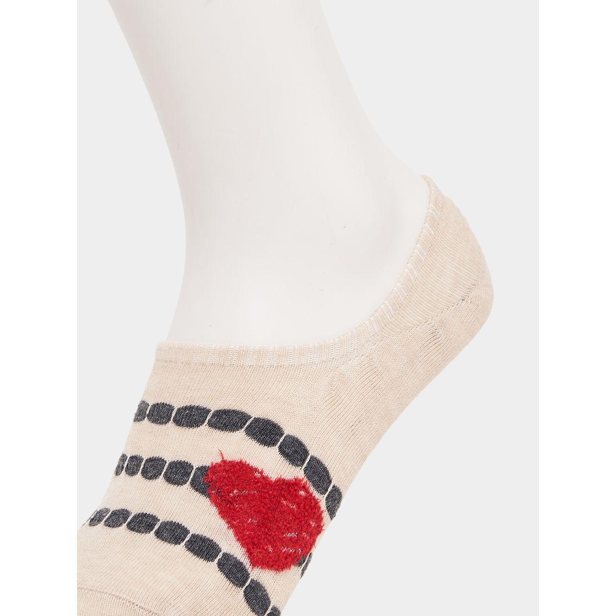 Styli Set of 4 - Heart Pattern Assorted Socks-women-socksandstockings-image-3