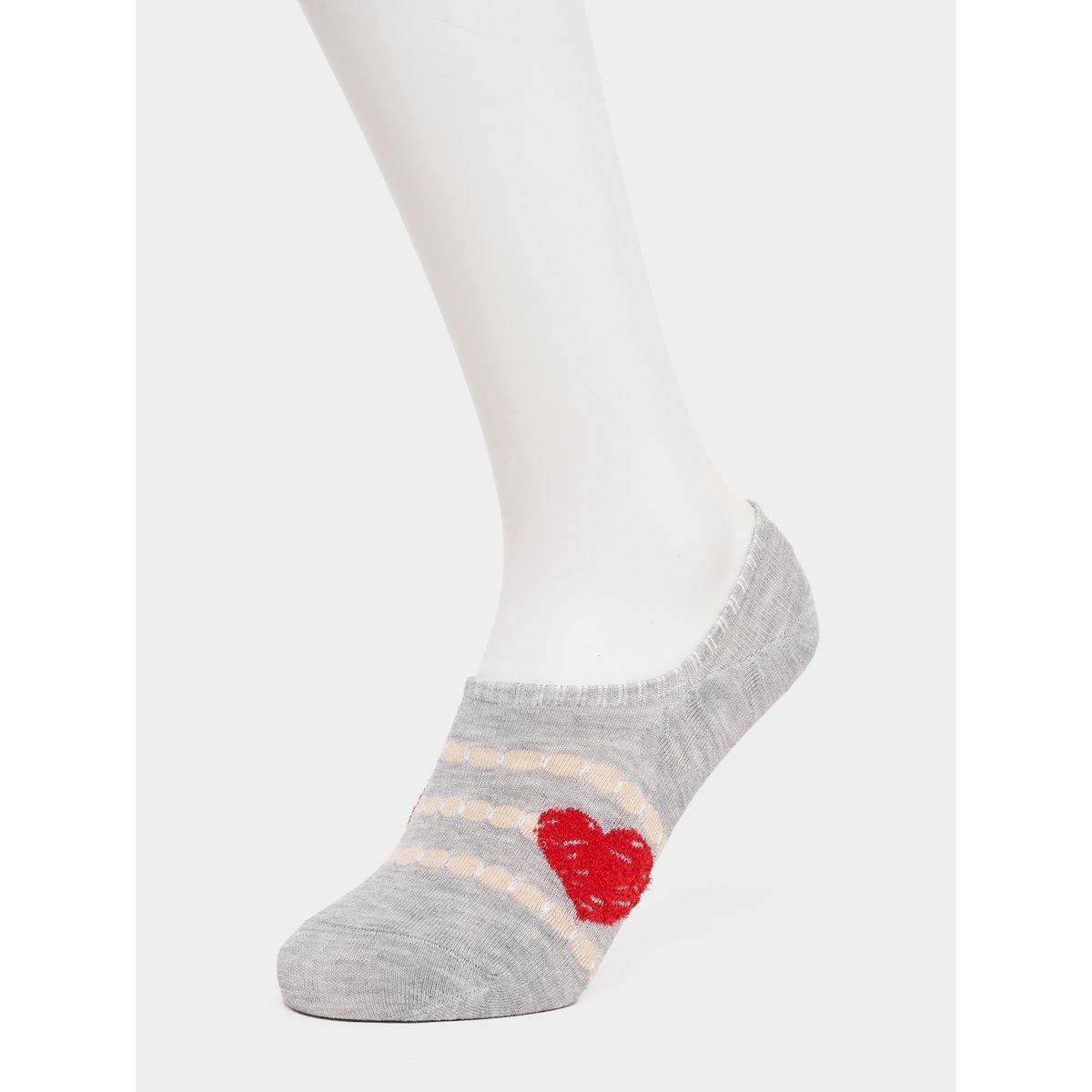 Styli Set of 4 - Heart Pattern Assorted Socks-women-socksandstockings-image-4