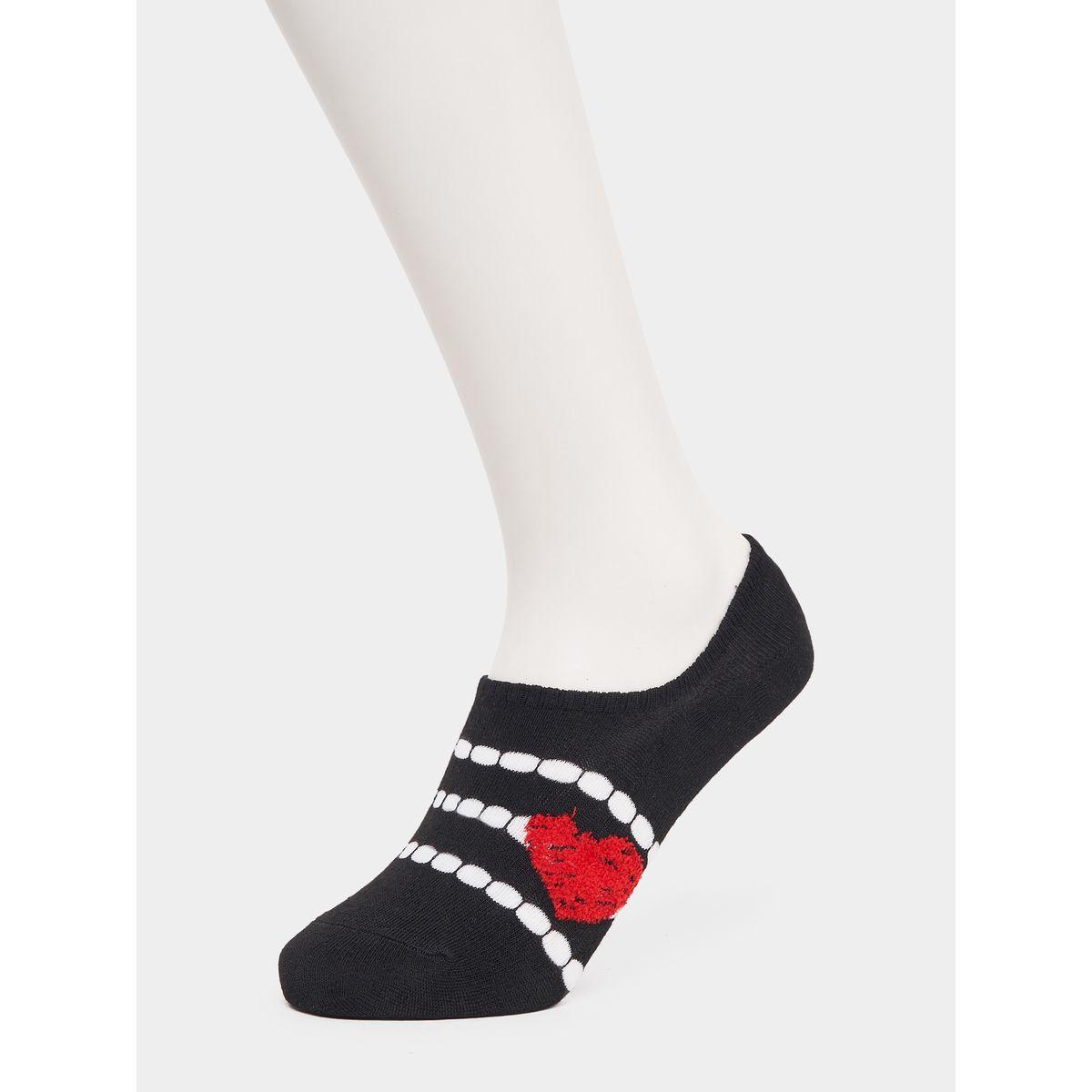 Styli Set of 4 - Heart Pattern Assorted Socks-women-socksandstockings-image-8
