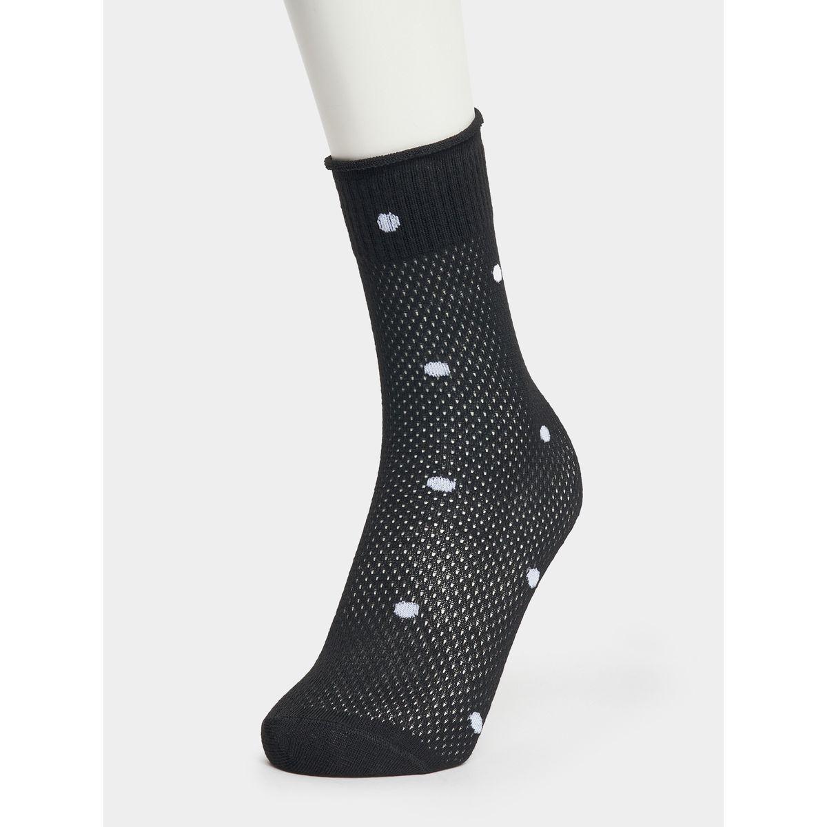 Styli Set of 2 - Polka Dot Print Socks-women-socksandstockings-image-2