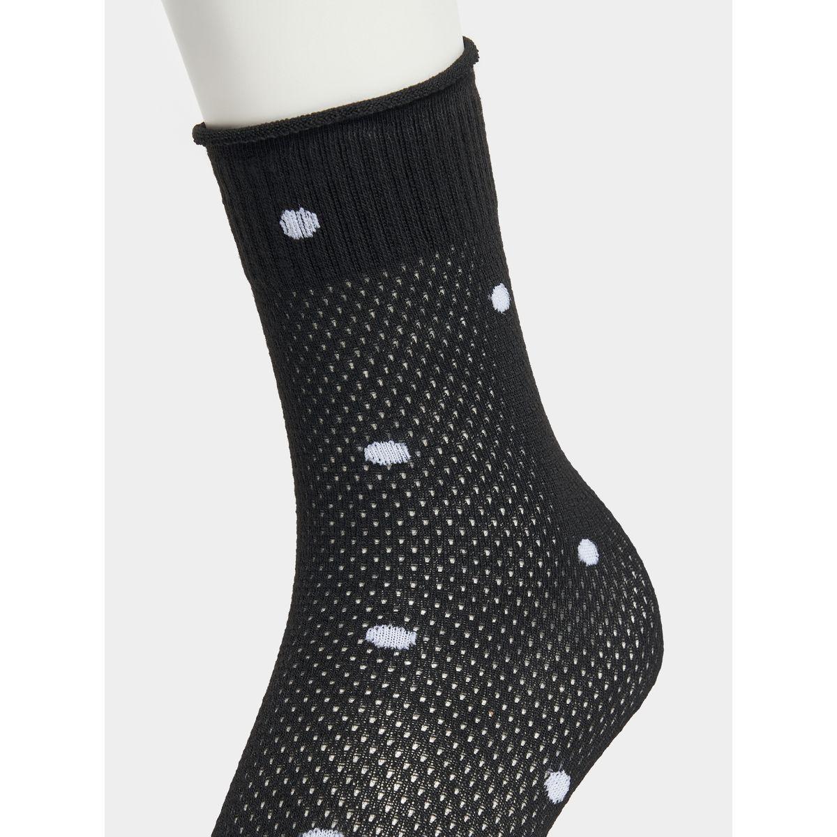 Styli Set of 2 - Polka Dot Print Socks-women-socksandstockings-image-3