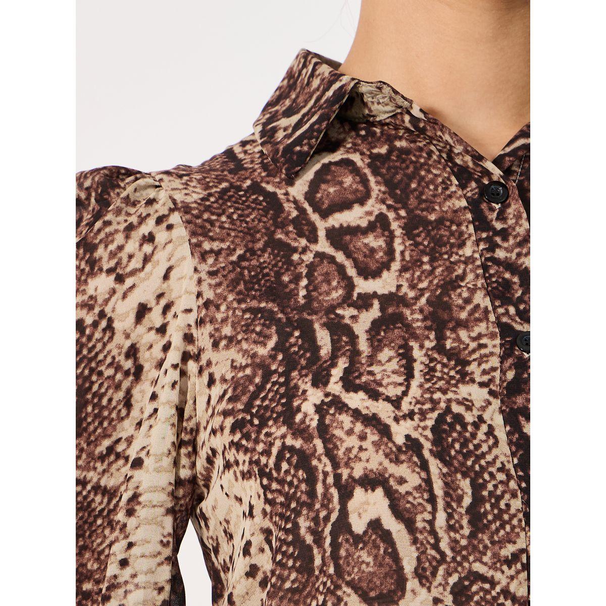 Styli Leopard Print Balloon Sleeves Shirt-women-clothing-shirtsandblouses-shirts-image-3