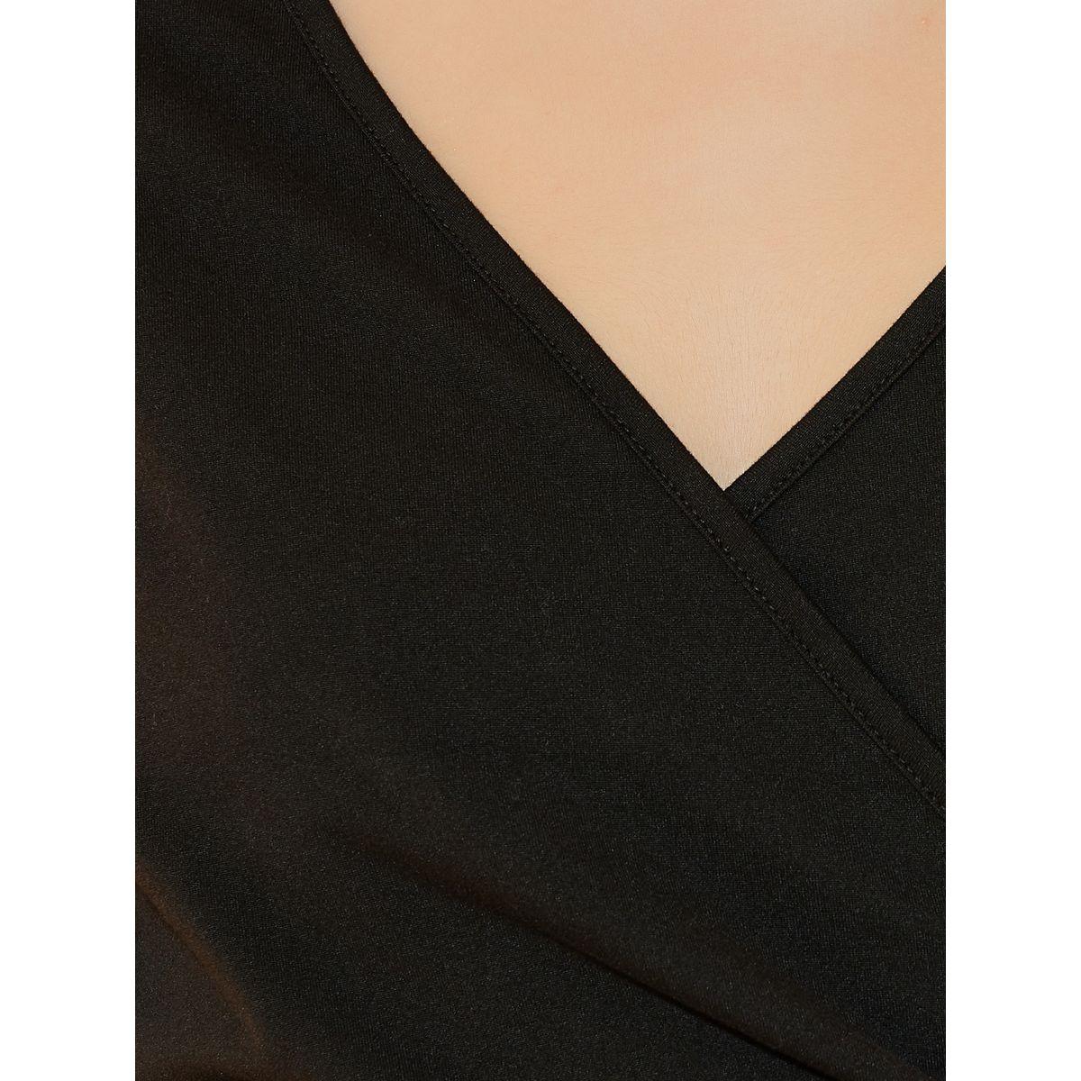 Styli Solid Long Sleeve Knitted Wrap Top-women-clothing-shirtsandblouses-blouses-image-3