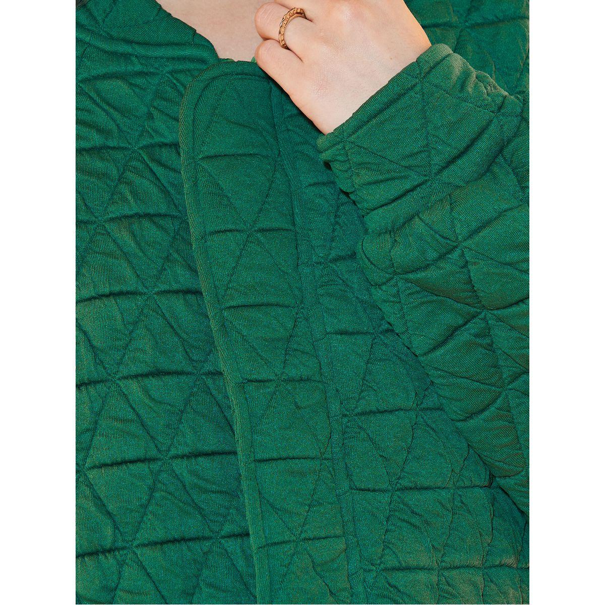 معطف سادة بقصة فضفاضة وسحَّاب غلق-women-winterwear-coatsandjackets-jackets-image-3