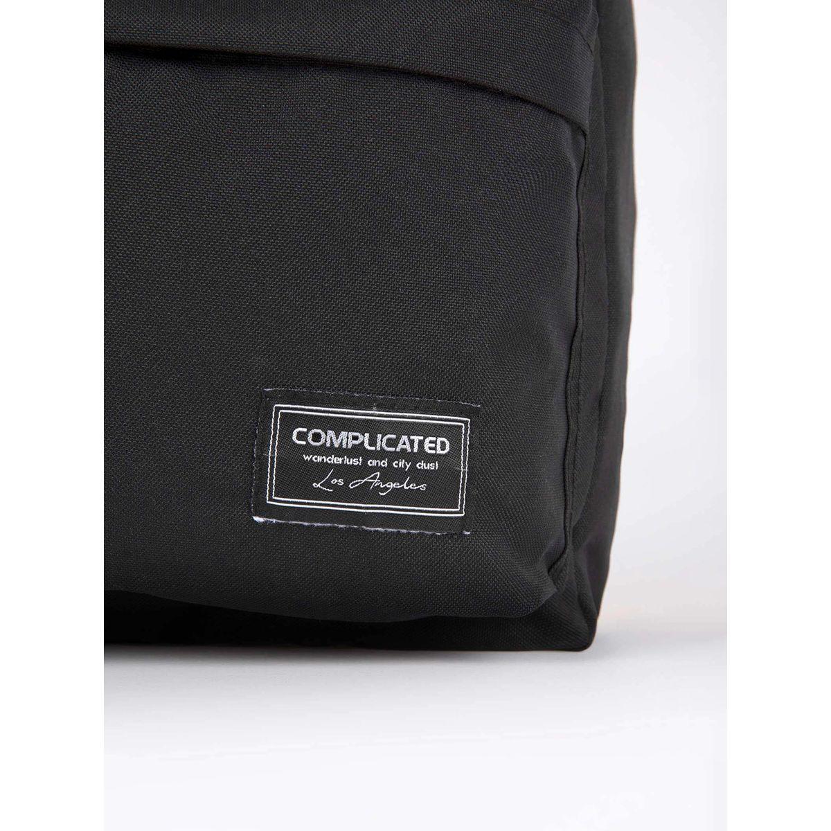 شنطة ظهر مزينة بشارة مع جيب بسحَّاب غلق ديفاكتو × ستايلي-men-bags-image-5