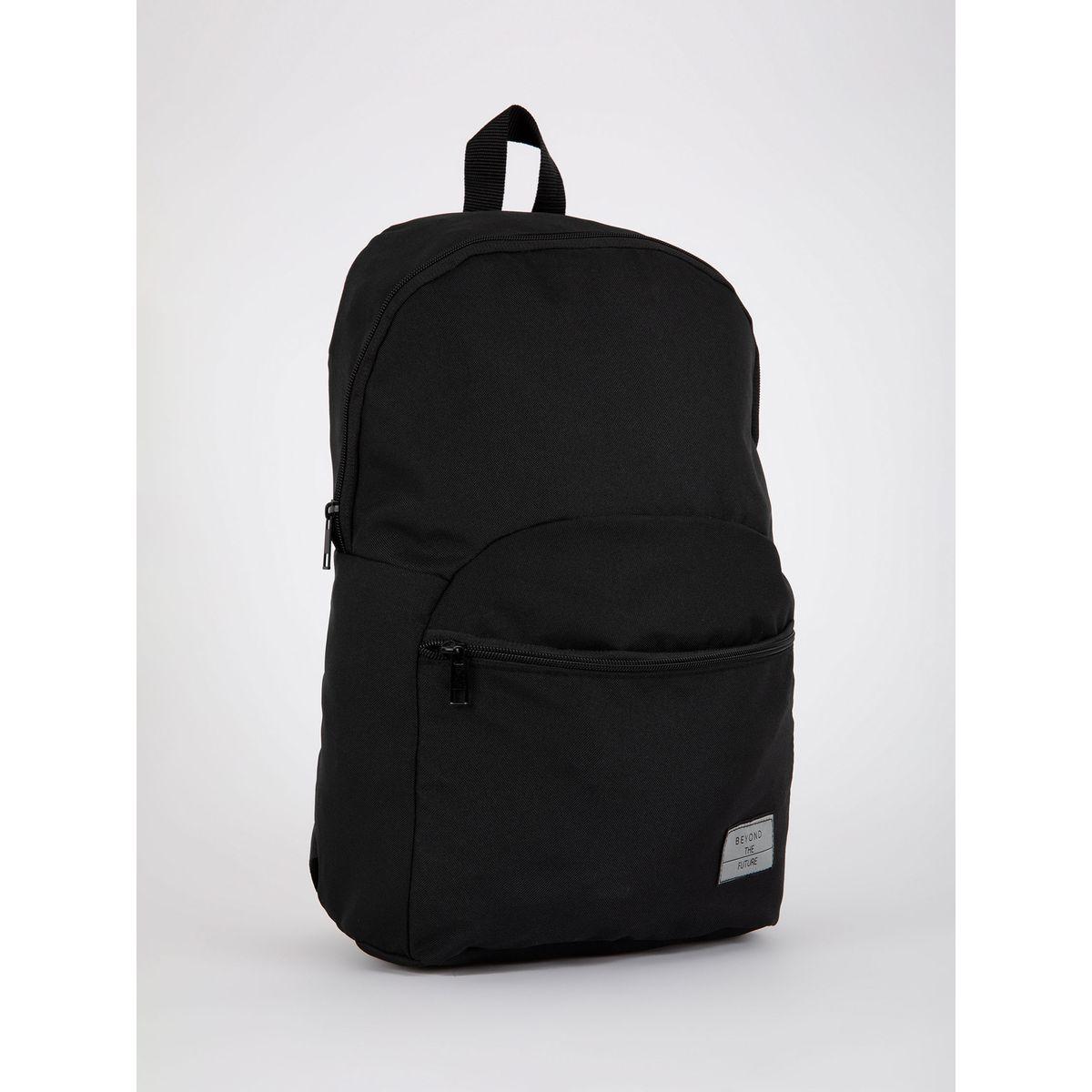 شنطة ظهر مزينة بشارة مع جيب بسحَّاب غلق ديفاكتو × ستايلي-men-bags-image-2