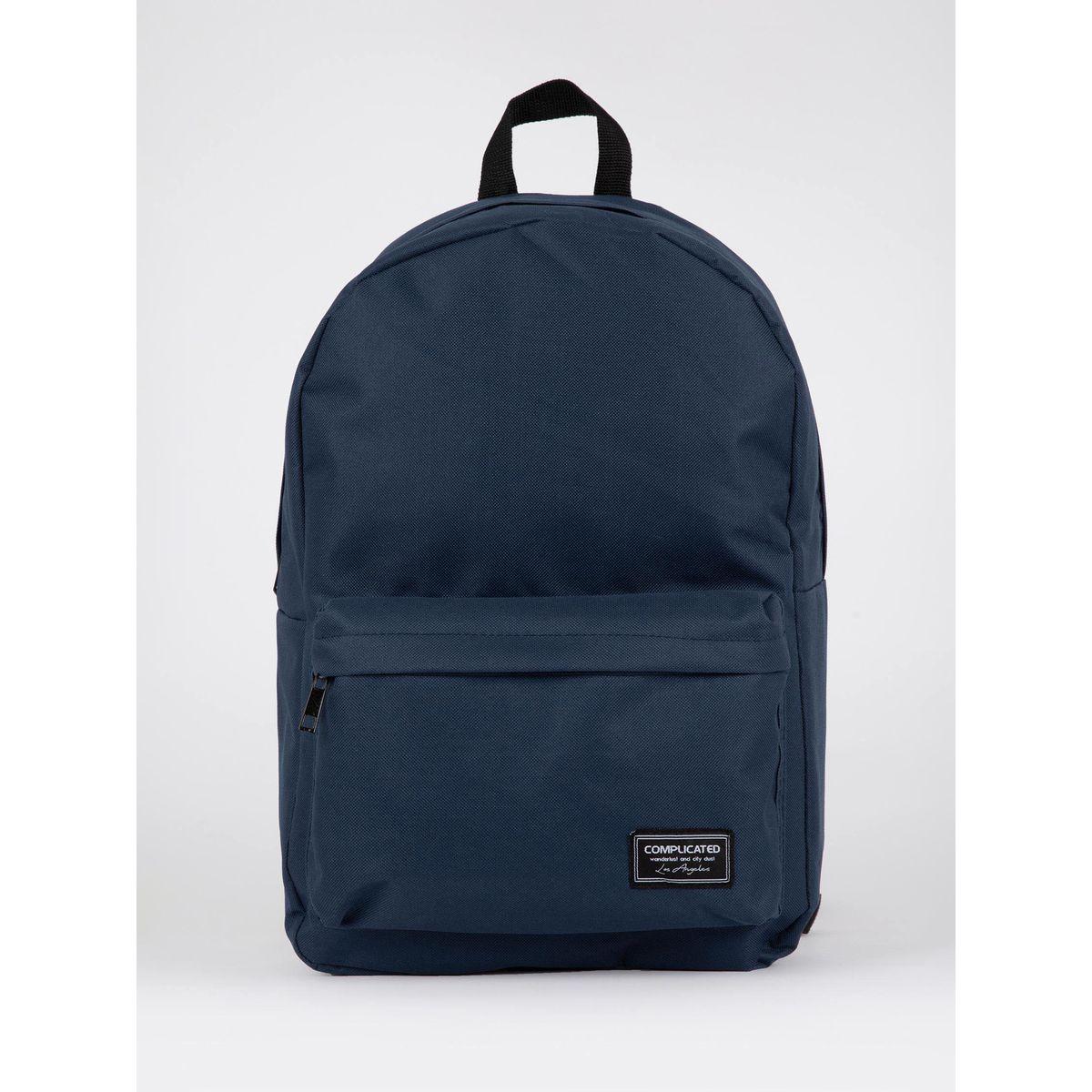 شنطة ظهر مزينة بشارة مع جيب بسحَّاب غلق ديفاكتو × ستايلي-men-bags-image-1