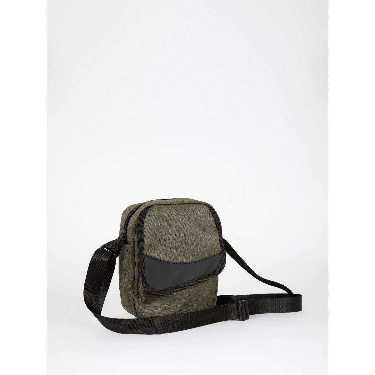 شنطة كروس سادة مع جيب بطية إغلاق ديفاكتو × ستايلي-men-bags-image-1