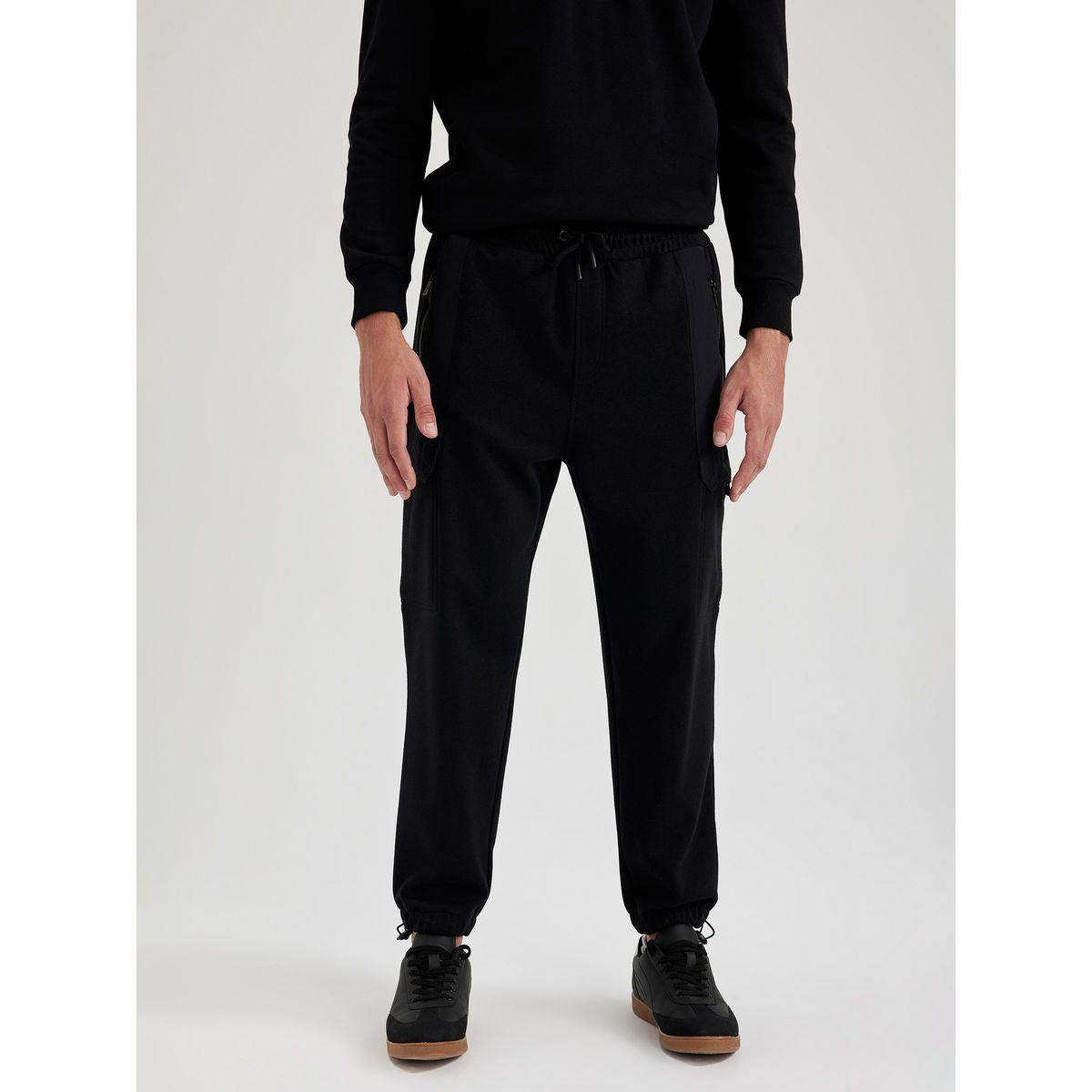 DeFacto X Styli  Regular Fit Pique Joggers with Zipper Pocket-men-clothing-bottoms-joggers-image-1