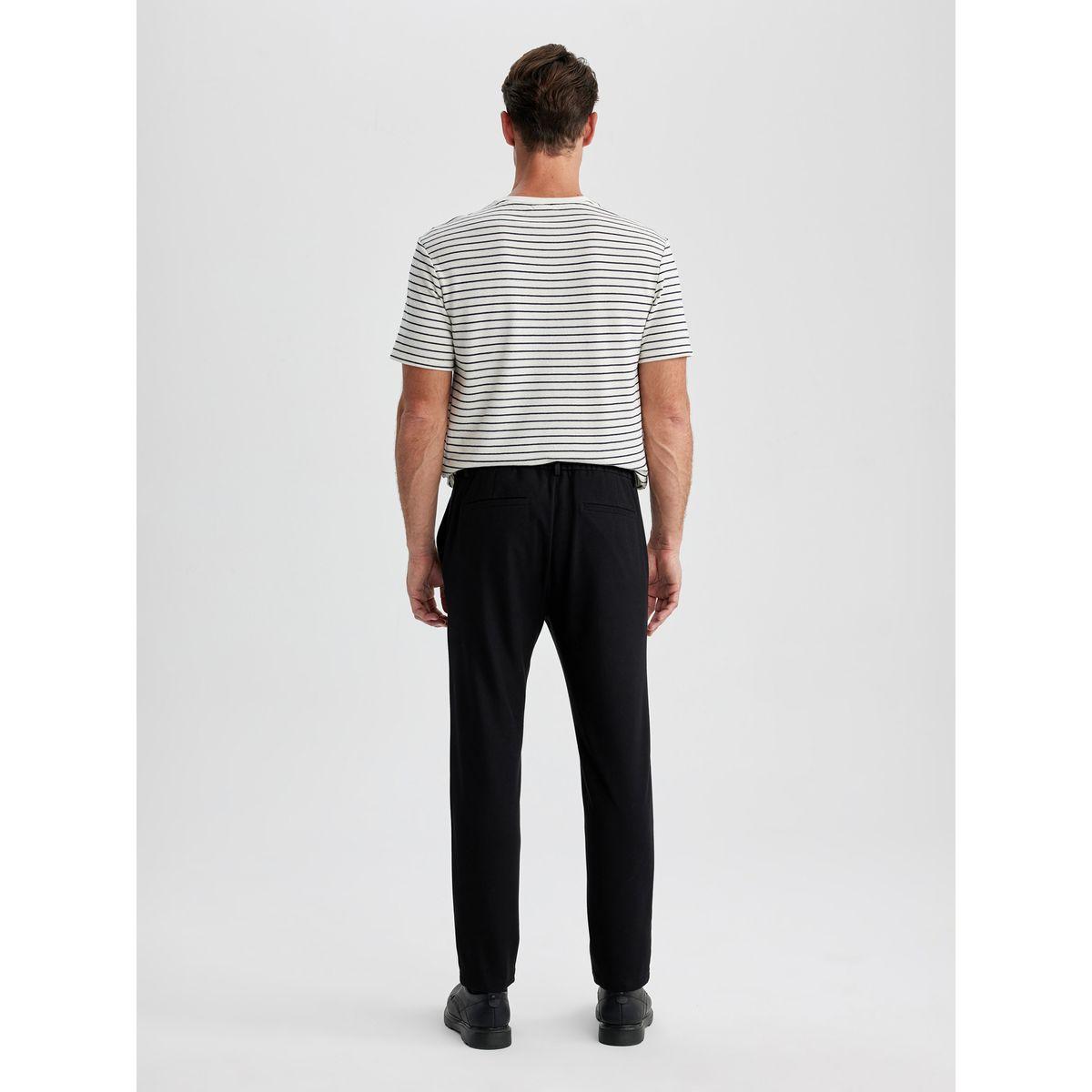 DeFacto X Styli  Straight Leg Stretch Trousers-men-clothing-bottoms-trousersandchinos-trousers-image-2