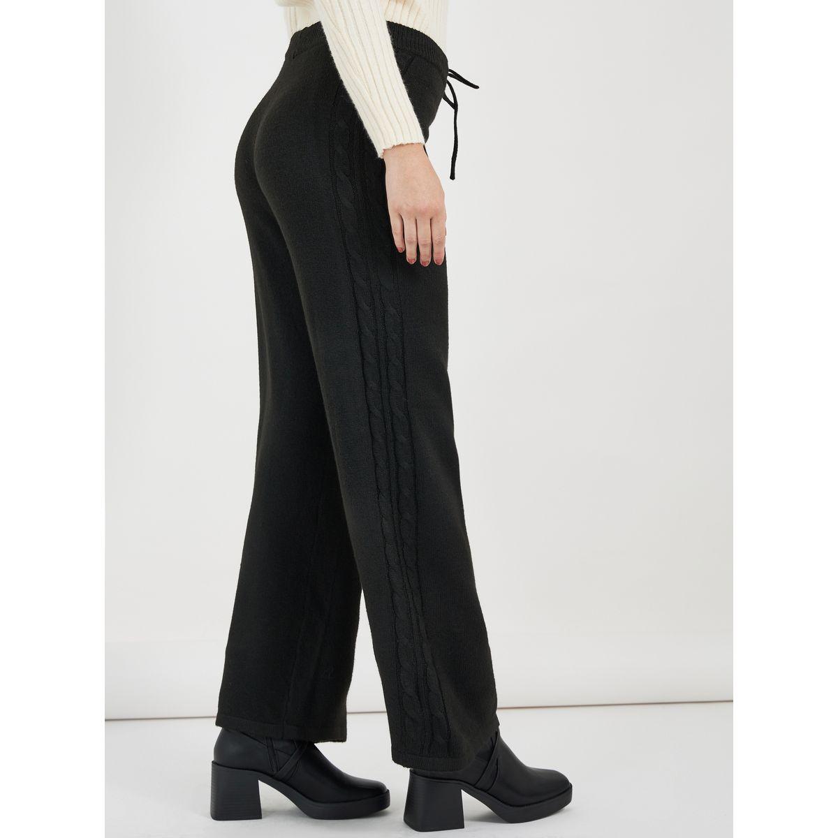 بنطال محبوك بأرجل واسعة-women-clothing-bottoms-trousers-image-4