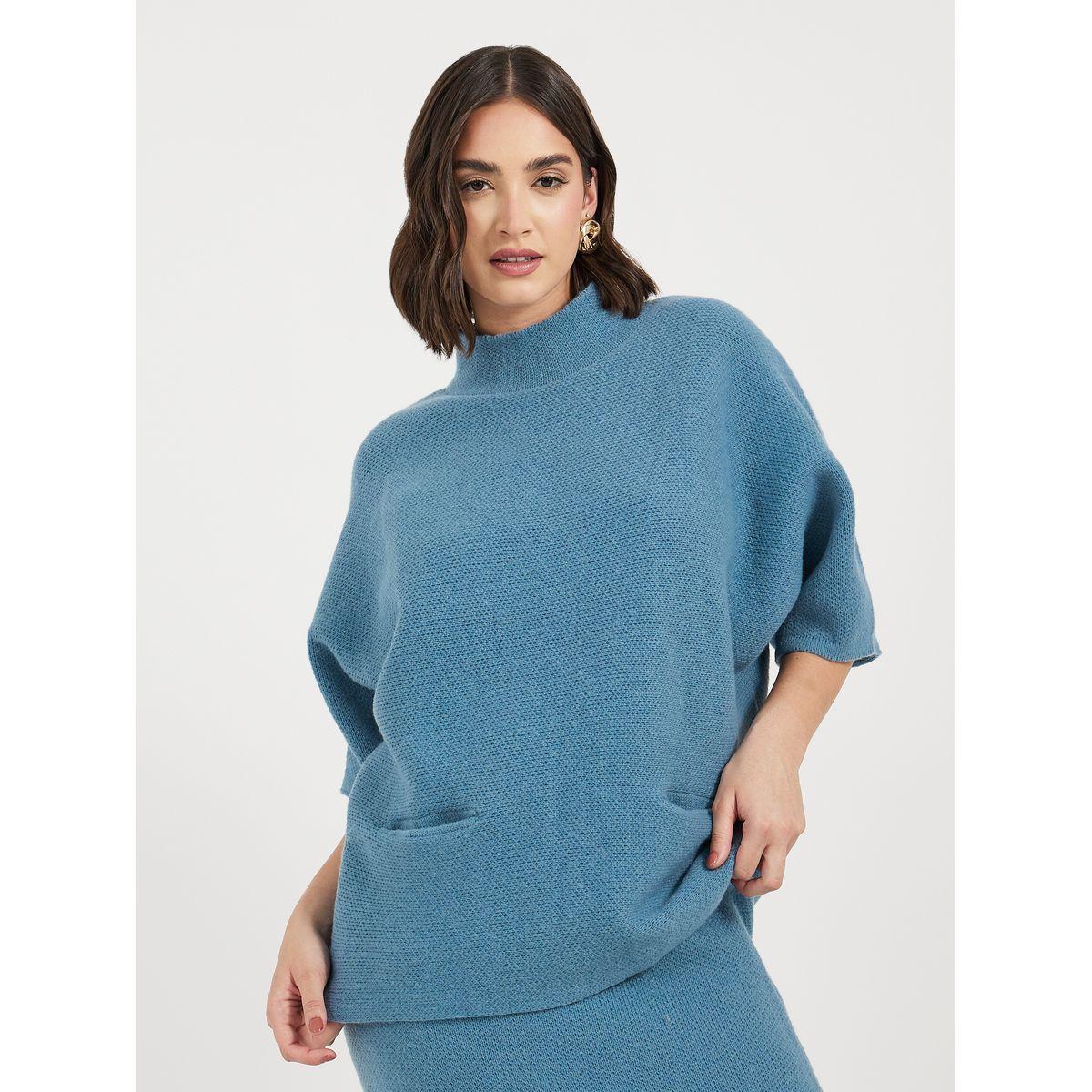 طقم منسق من تنورة ميدي مع سويتر فضفاض-women-clothing-coordsets-image-3
