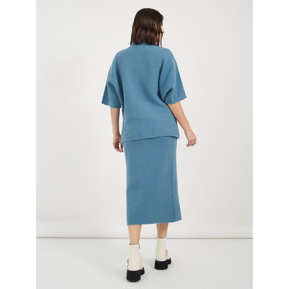 طقم منسق من تنورة ميدي مع سويتر فضفاض-women-clothing-coordsets-image-5