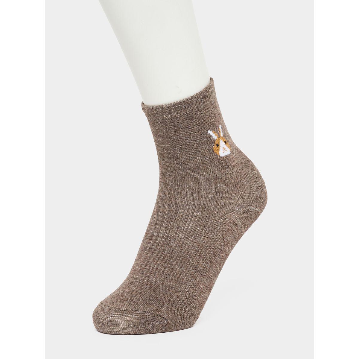 Styli Pack of 3 - Bunny Print Socks-women-socksandstockings-image-2