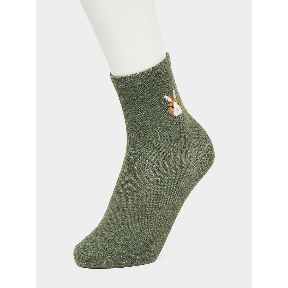 Styli Pack of 3 - Bunny Print Socks-women-socksandstockings-image-4
