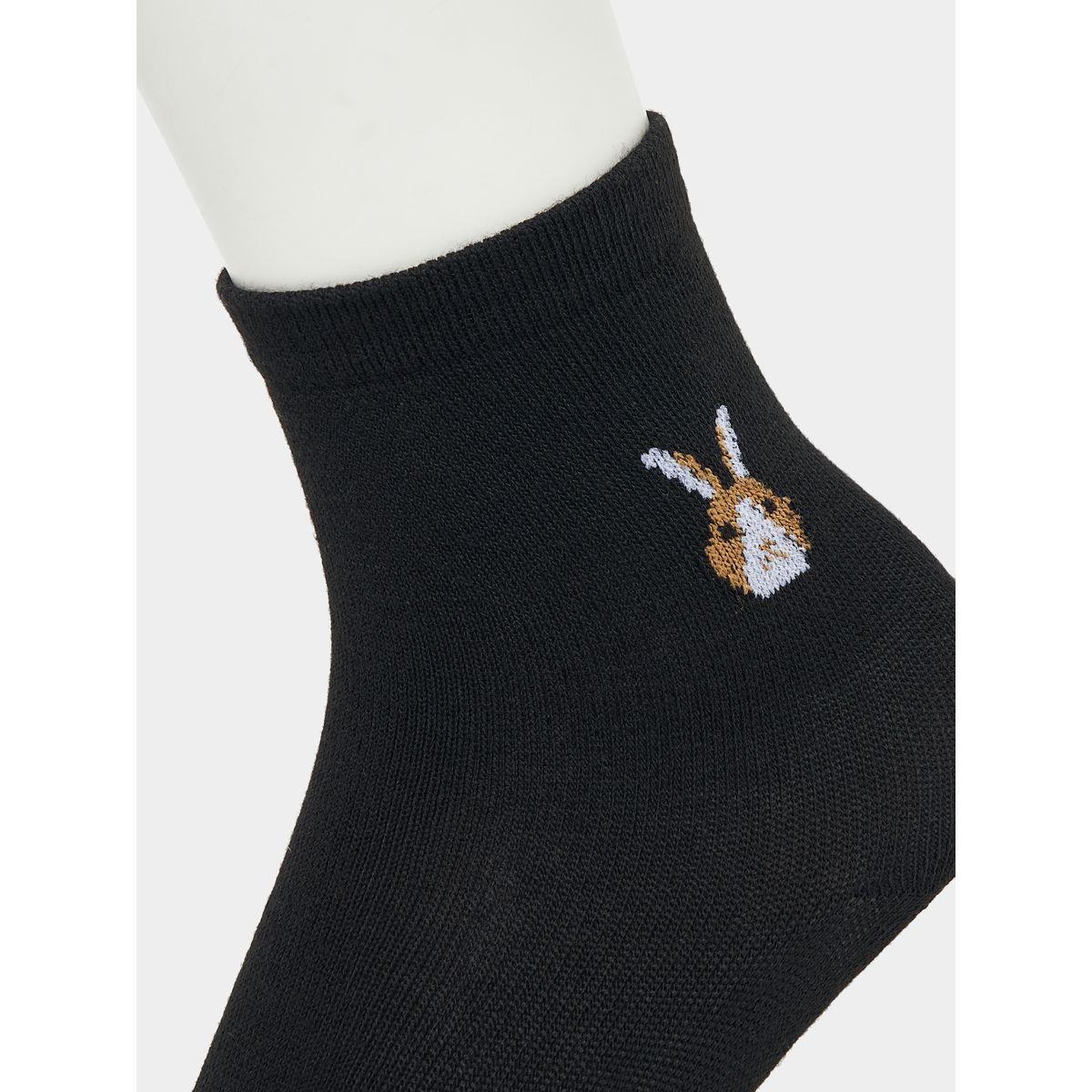 Styli Pack of 3 - Bunny Print Socks-women-socksandstockings-image-7
