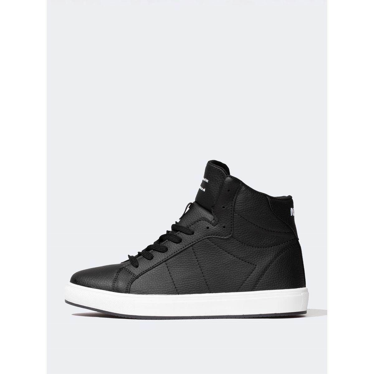 حذاء بجلد صناعي وحافة عالية ديفاكتو × ستايلي-men-shoes-boots-image-1