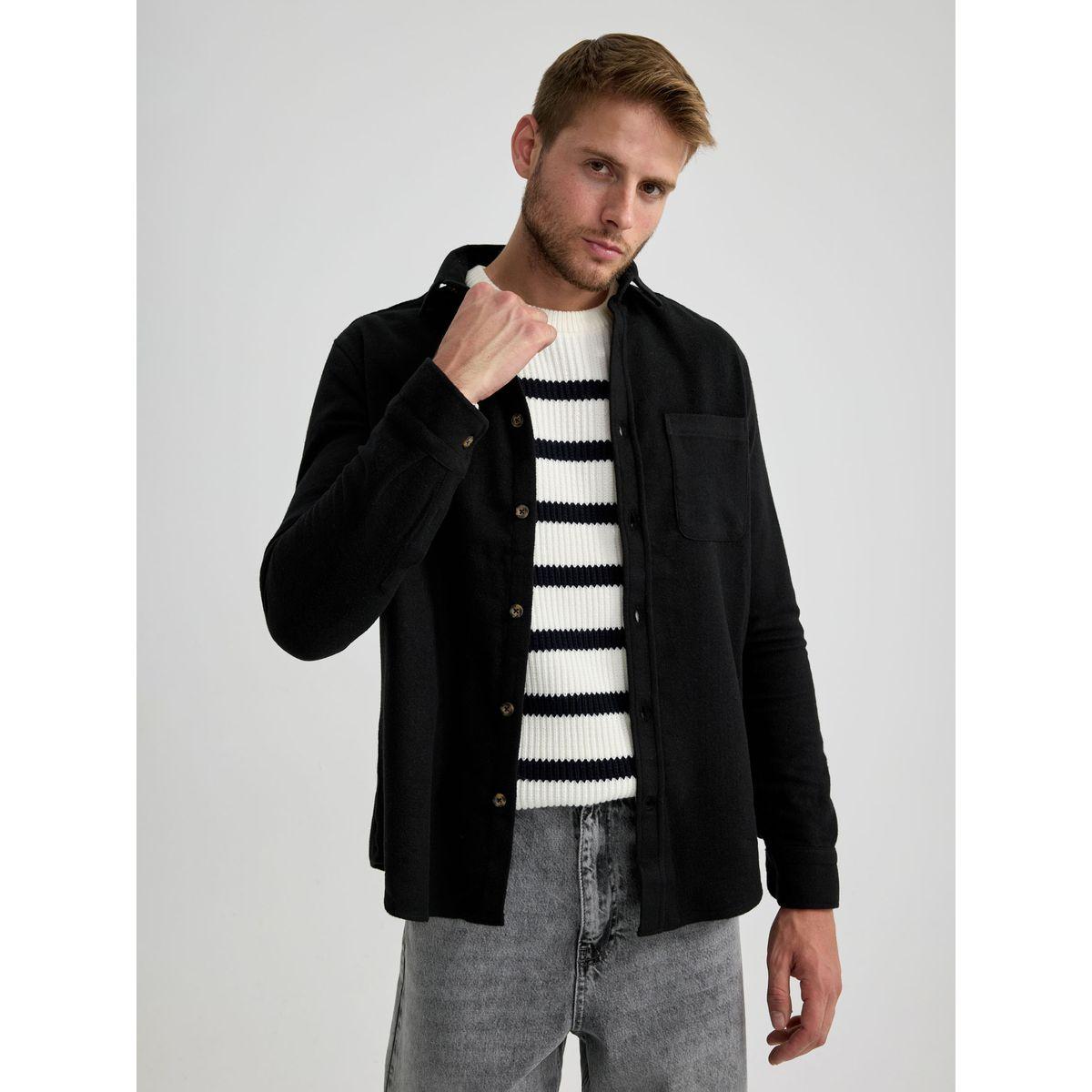 DeFacto X Styli  Regular Fit Lumberjack Long Sleeves Shirt-men-clothing-shirts-image-3
