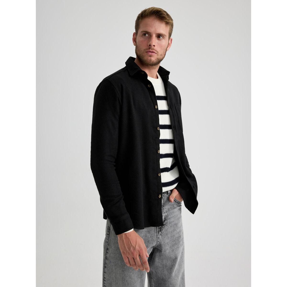 DeFacto X Styli  Regular Fit Lumberjack Long Sleeves Shirt-men-clothing-shirts-image-4