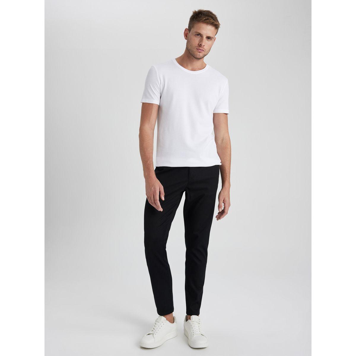 DeFacto X Styli  Solid Slim Fit Crew Neck T-Shirt-men-clothing-tshirtsandpolos-tshirts-image-5