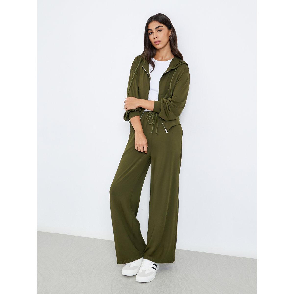 Styli Hooded Zip Through Sweatshirt and Joggers Co-Ords-women-clothing-coordsets-image-2