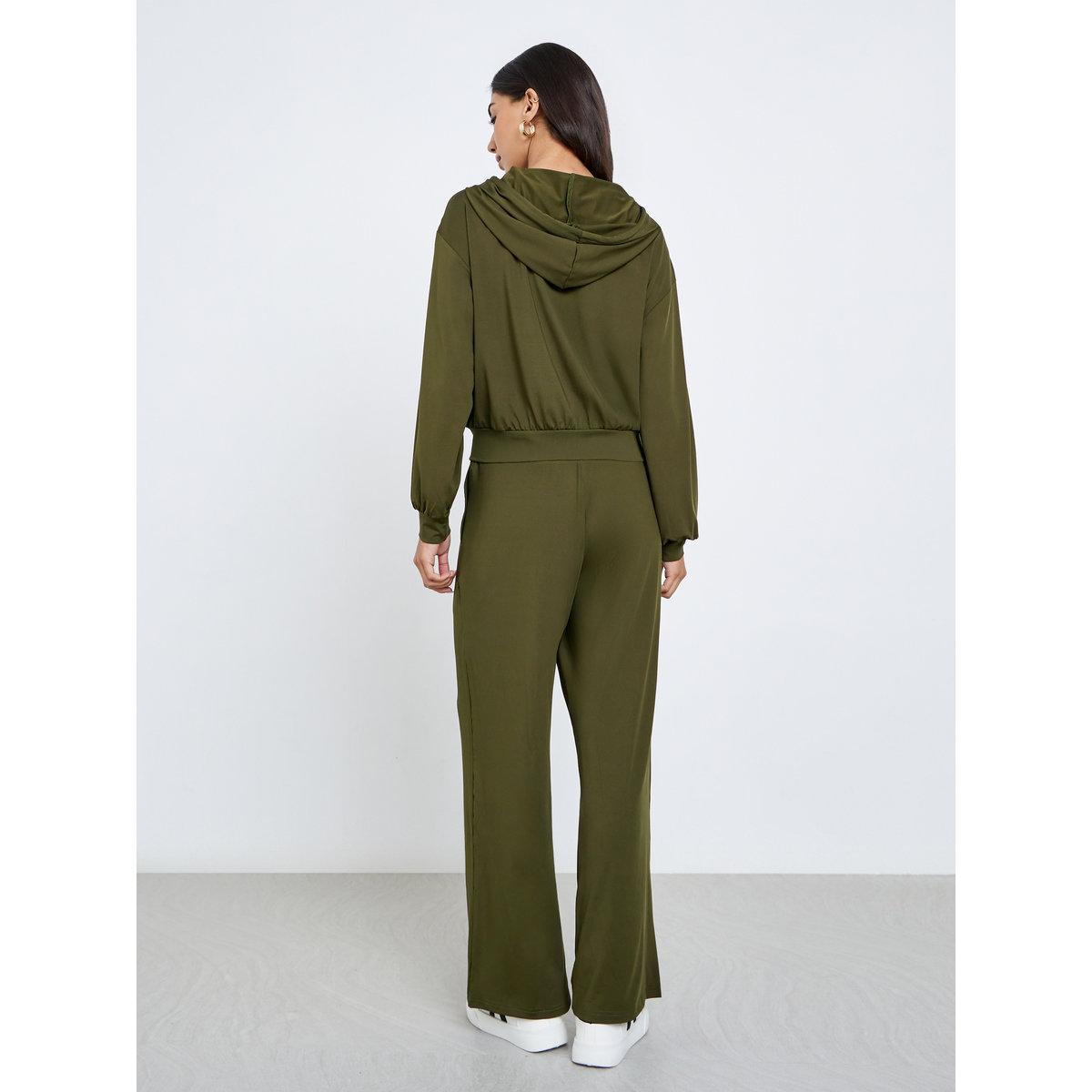 Styli Hooded Zip Through Sweatshirt and Joggers Co-Ords-women-clothing-coordsets-image-5