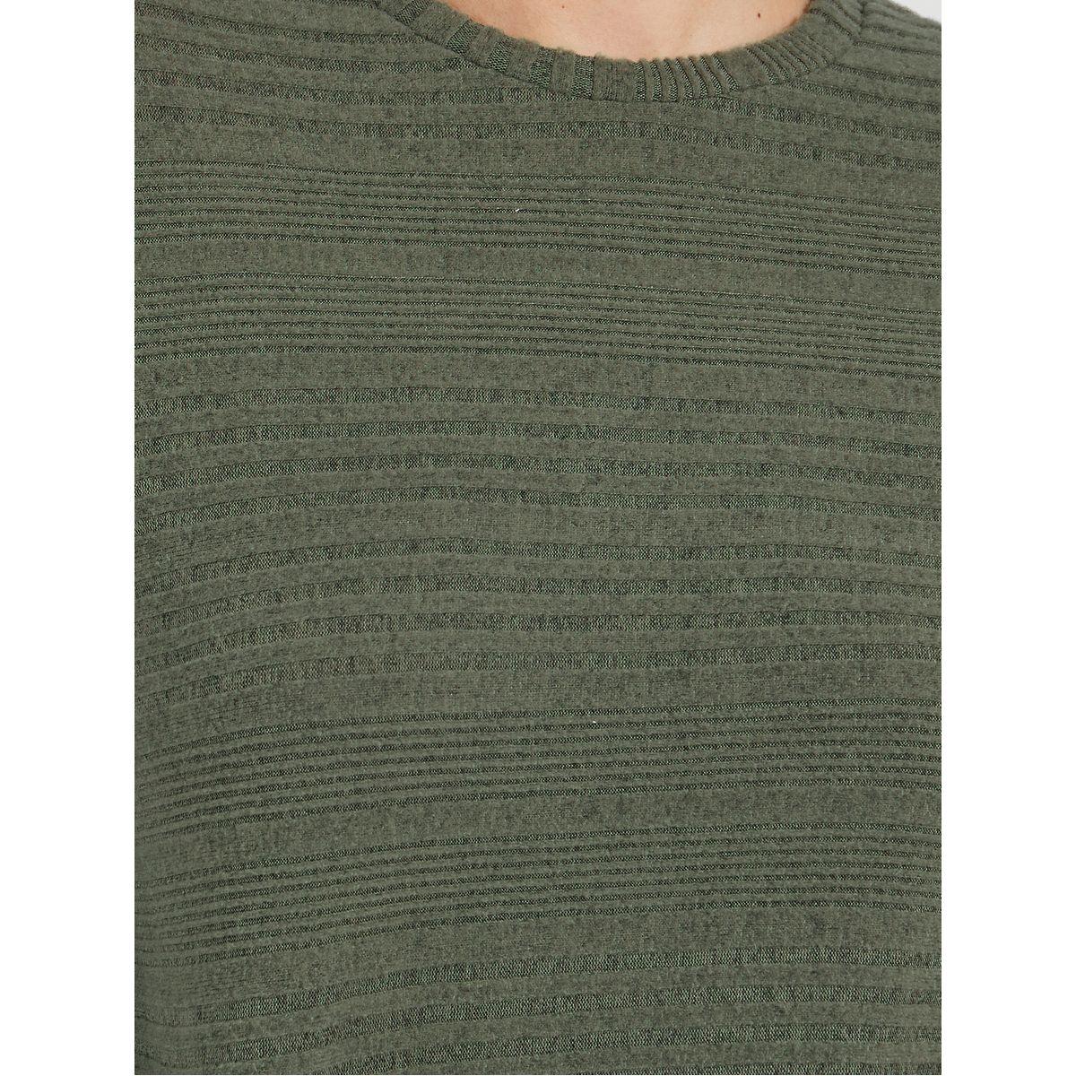 Styli Ribbed Knit Long Sleeves Top & Wide Leg Pants Co-Ords-women-clothing-coordsets-image-4