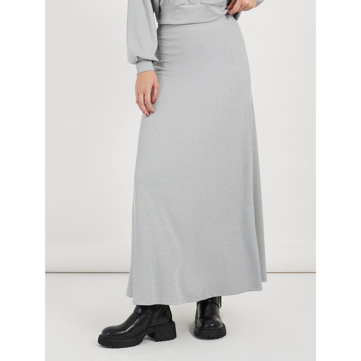 طقم منسق من تنورة طويلة وبلوزة بياقة هودي-women-clothing-coordsets-image-4