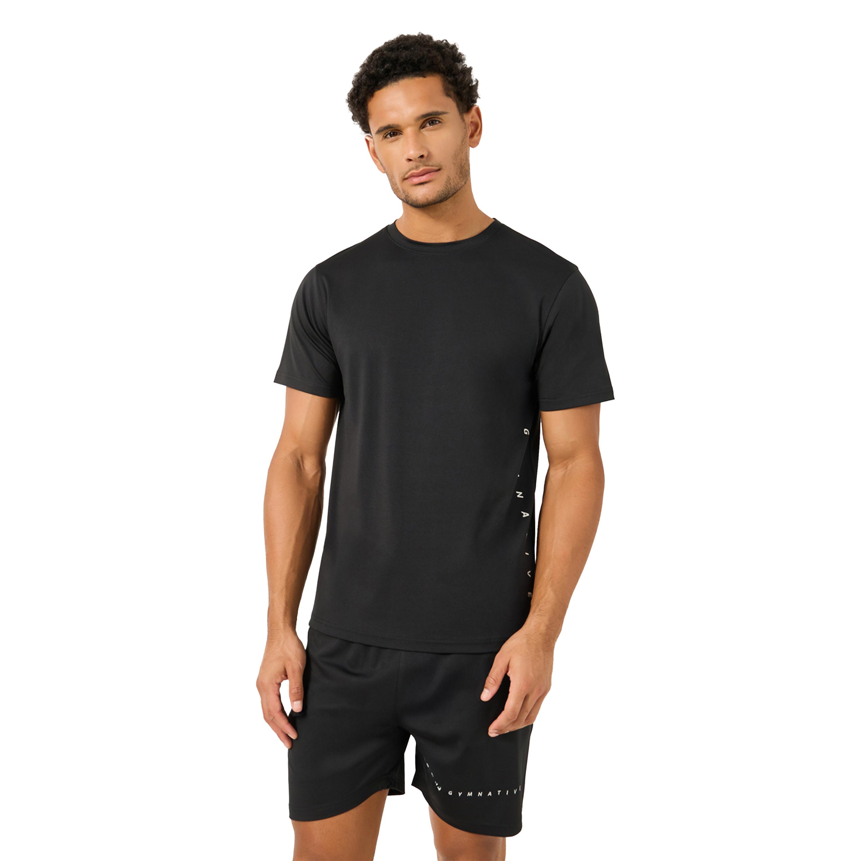 ستايلي - طقم تي شيرت وشورت رياضي بقصّة عادية مطبوع-men-clothing-sportswearandactivewear-tracksuits-image-2